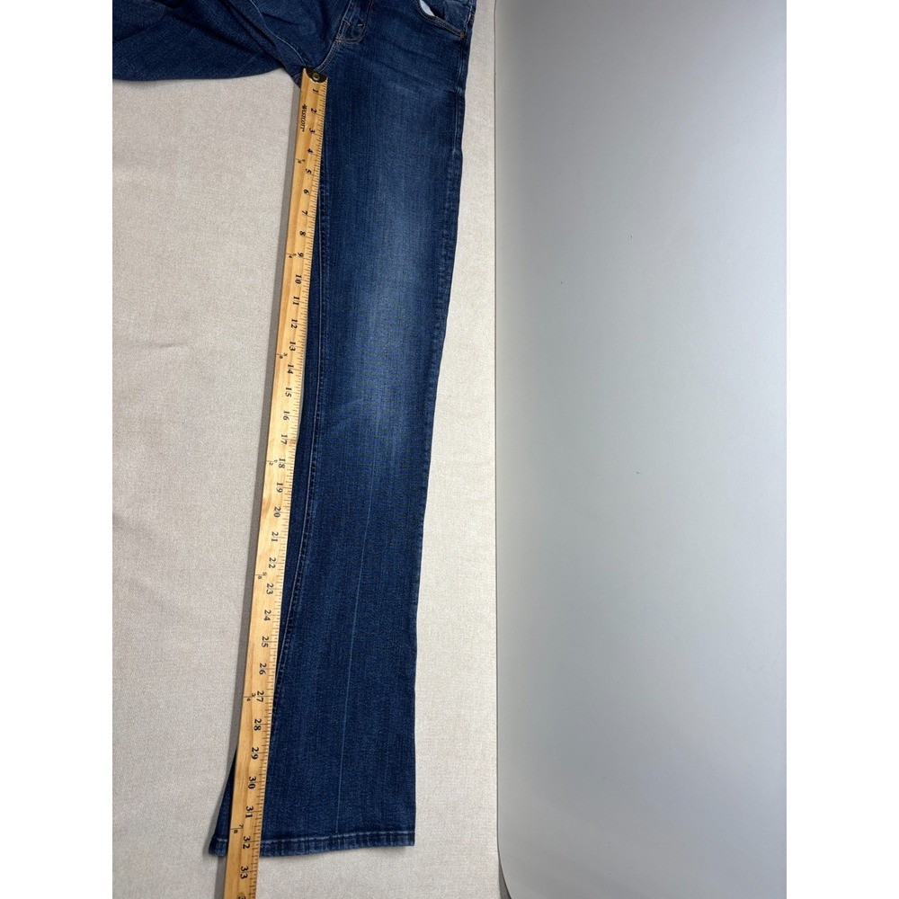 Mother Jeans Womens 24 Blue High Waisted Runaway Flare Tempted Again Stretch - Picture 10 of 11